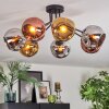 Ripoll Deckenleuchte Glas 15 cm Chrom, Gold, Kupferfarben, Rauchfarben, 7-flammig