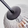 Koyoto Deckenleuchte Glas 15 cm Bernsteinfarben, Klar, Rauchfarben, 7-flammig