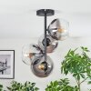 Koyoto Deckenleuchte Glas 15 cm Klar, Rauchfarben, 4-flammig