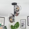 Koyoto Deckenleuchte Glas 15 cm Klar, Rauchfarben, 4-flammig
