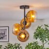 Koyoto Deckenleuchte Glas 15 cm Gold, Klar, 4-flammig