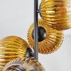 Koyoto Deckenleuchte Glas 15 cm Gold, Klar, 4-flammig