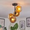 Koyoto Deckenleuchte Glas 15 cm Gold, Klar, 4-flammig
