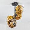 Koyoto Deckenleuchte Glas 15 cm Gold, Klar, 4-flammig