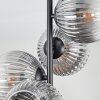 Koyoto Deckenleuchte Glas 15 cm Klar, Rauchfarben, 4-flammig