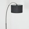 Bassagoda Stehleuchte 35 cm Chrom, Schwarz, 1-flammig