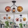 Ripoll Deckenleuchte Glas 15 cm Chrom, Gold, Kupferfarben, Rauchfarben, 3-flammig