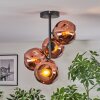 Ripoll Deckenleuchte Glas 15 cm Kupferfarben, 4-flammig