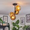 Ripoll Deckenleuchte Glas 15 cm Gold, Klar, 4-flammig