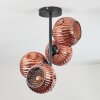 Ripoll Deckenleuchte Glas 15 cm Kupferfarben, 4-flammig