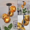 Ripoll Deckenleuchte Glas 15 cm Gold, 4-flammig
