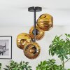 Ripoll Deckenleuchte Glas 15 cm Gold, 4-flammig