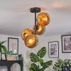 Ripoll Deckenleuchte Glas 15 cm Gold, 4-flammig