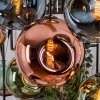 Ripoll Hängeleuchte Glas 20 cm, 25 cm, 30 cm Naturfarben, Schwarz, 8-flammig