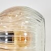 Ripoll Wandleuchte Glas 15 cm Bernsteinfarben, Klar, Rauchfarben, 3-flammig