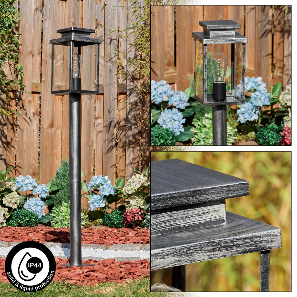 Tieva Wegeleuchte Schwarz, Silber, 1-flammig main product photo