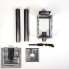 Tieva Wegeleuchte Schwarz, Silber, 1-flammig