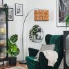 Cando Stehleuchte 40 cm Chrom, Schwarz, 1-flammig