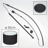 Bassagoda Stehleuchte 35 cm Schwarz, 1-flammig