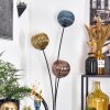 Koyoto Stehleuchte Glas 15 cm Blau, Gold, Kupferfarben, 3-flammig
