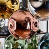 Ripoll Hängeleuchte Glas 20 cm Naturfarben, Schwarz, 8-flammig