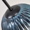 Koyoto Deckenleuchte Glas 15 cm Blau, Grün, Kupferfarben, 8-flammig