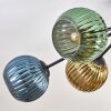 Koyoto Deckenleuchte Glas 15 cm Blau, Gold, Grün, 8-flammig