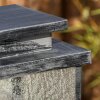 Tieva Wegeleuchte Schwarz, Silber, 1-flammig