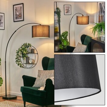 Soungou Stehleuchte 38 cm Schwarz, 1-flammig