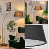 Bassagoda Stehleuchte 45 cm Chrom, Schwarz, 1-flammig
