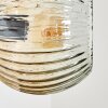 Ripoll Wandleuchte Glas 15 cm Bernsteinfarben, Klar, Rauchfarben, 3-flammig