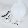 Ilorn Kugelleuchte 39 cm LED Weiß, 1-flammig, Fernbedienung