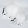 Ilorn Kugelleuchte Set 39 cm, 50 cm LED Weiß, 2-flammig, Fernbedienung