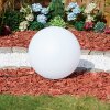 Ilorn Kugelleuchte 50 cm LED Weiß, 1-flammig, Fernbedienung