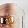 Koyoto Wandleuchte Glas 15 cm Chrom, Gold, Klar, Kupferfarben, Rauchfarben, 3-flammig