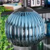 Koyoto Hängeleuchte Glas 15 cm Blau, Grün, Kupferfarben, 4-flammig