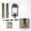 Tieva Wegeleuchte Gold, Schwarz, 1-flammig