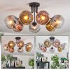 Ripoll Deckenleuchte Glas 15 cm Gold, Klar, Kupferfarben, Rauchfarben, 7-flammig