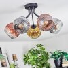 Ripoll Deckenleuchte Glas 15 cm Chrom, Gold, Klar, Kupferfarben, Rauchfarben, 5-flammig