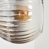 Koyoto Wandleuchte Glas 15 cm Bernsteinfarben, Klar, Rauchfarben, 3-flammig