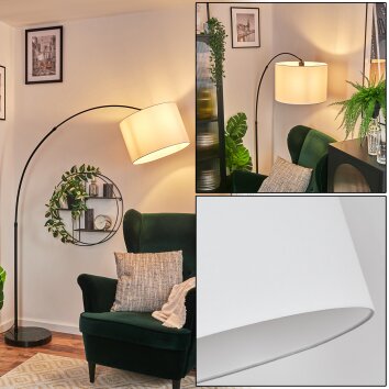 Bassagoda Stehleuchte 40 cm Schwarz, 1-flammig