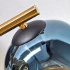 Ripoll Deckenleuchte Glas 15 cm Gold, Schwarz, 3-flammig