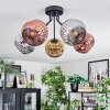 Ripoll Deckenleuchte Glas 15 cm Chrom, Gold, Kupferfarben, Rauchfarben, 5-flammig