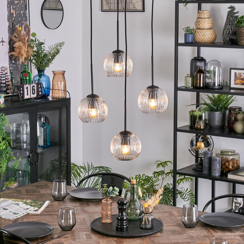 Ripoll Hängeleuchte Glas 15 cm Klar, 4-flammig main product photo
