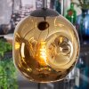 Ripoll Hängeleuchte Glas 15 cm Blau, Gold, Grün, 4-flammig