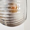 Koyoto Wandleuchte Glas 15 cm Gold, Schwarz, 3-flammig
