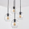Ripoll Hängeleuchte Glas 20 cm Klar, 4-flammig