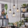 Ripoll Hängeleuchte Glas 20 cm Klar, 4-flammig