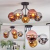 Ripoll Deckenleuchte Glas 15 cm Chrom, Gold, Kupferfarben, Rauchfarben, 5-flammig