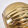 Koyoto Deckenleuchte Glas 15 cm Blau, Gold, Kupferfarben, 6-flammig